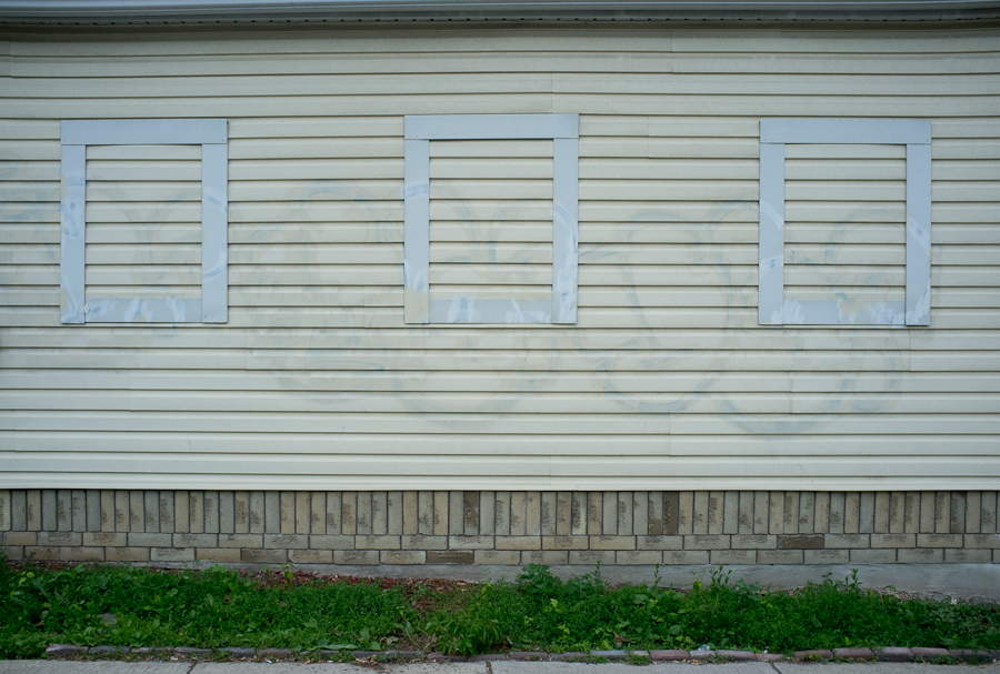 three square windows