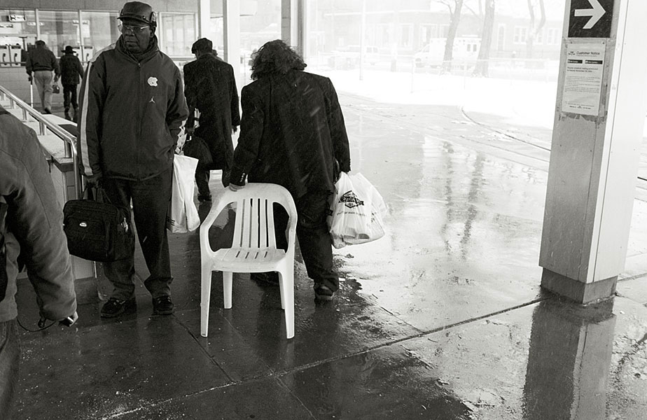 a man and his chair
