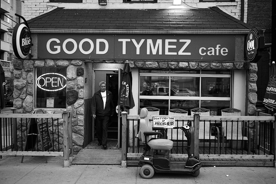 good tymez, no parking