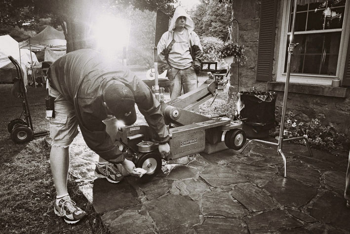 jay wipes the dolly