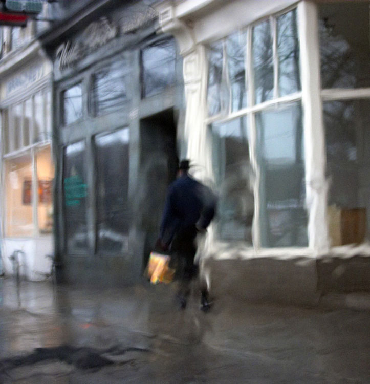 parkdale rain, through windshield